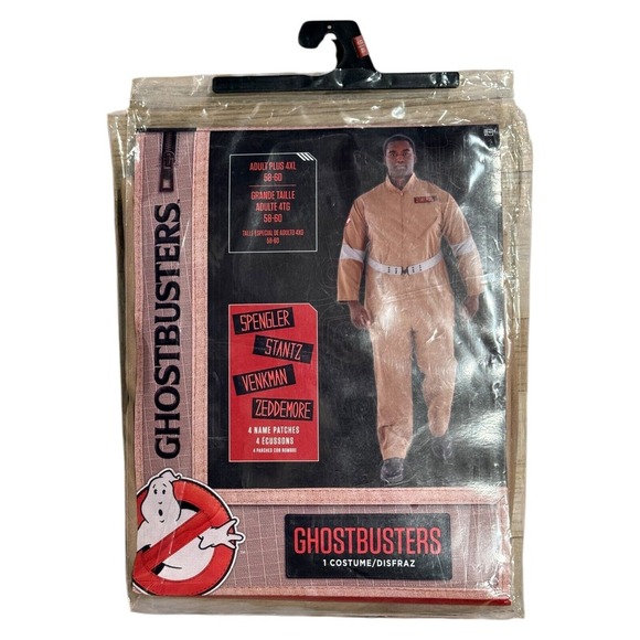 Adult Ghostbusters Costume Licensed - Adult Plus‎ 4XL - Picture 1 of 2